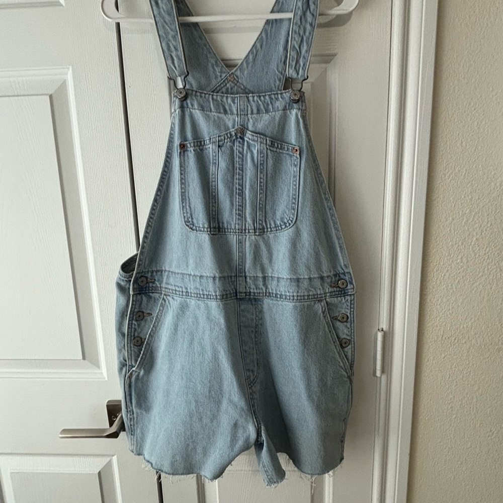 Old Navy Light Blue Denim Romper